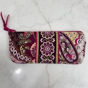 Vera Bradley - Very Berry Paisley - Pencil Pouch - Retired Pattern